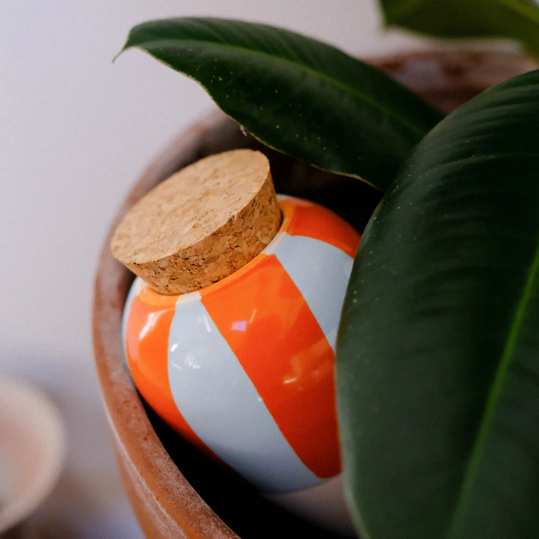 Olla - Rayé orange et bleu - Image 2
